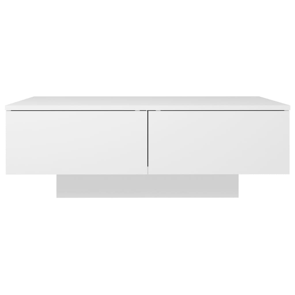 Couchtisch Weiß 90x60x31 cm Holzwerkstoff