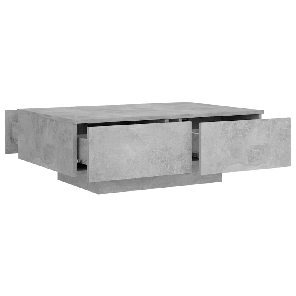 Couchtisch Betongrau 90x60x31 cm Holzwerkstoff