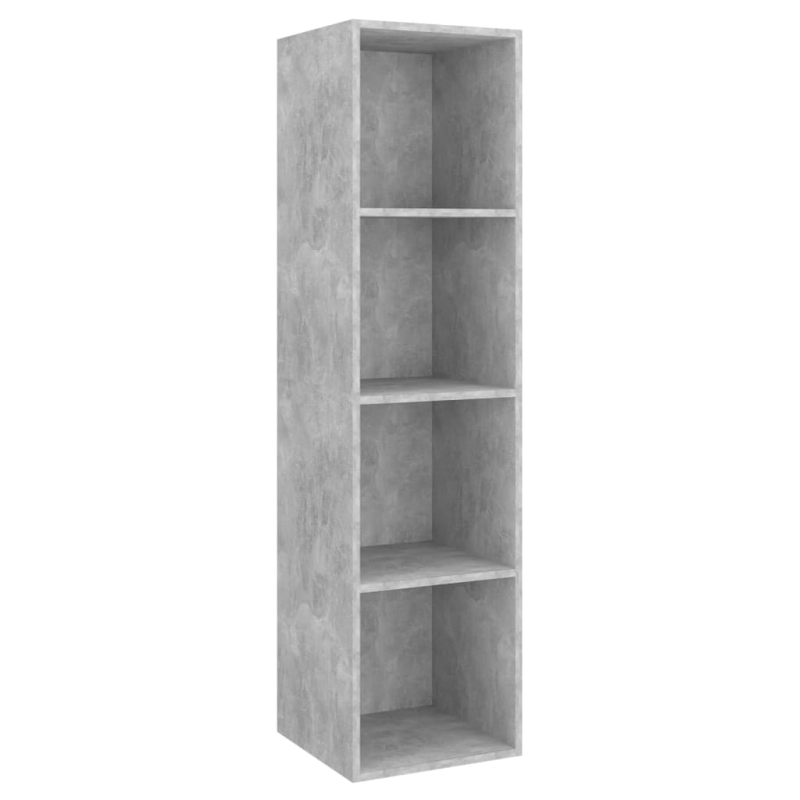 2-tlg. TV-Schrank-Set Betongrau Holzwerkstoff