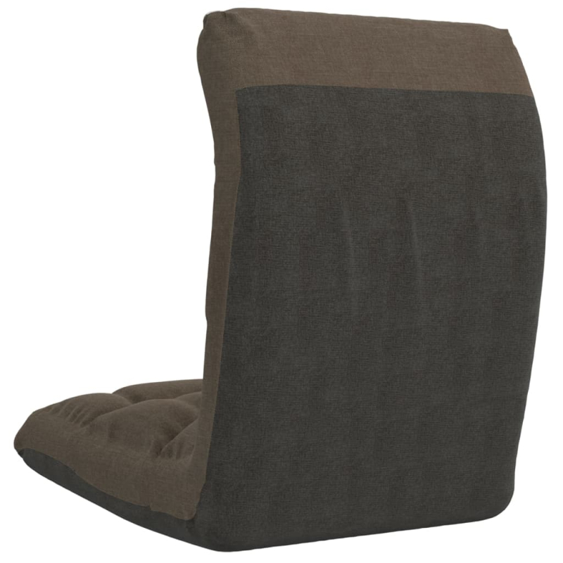 Bodenstuhl Faltbar Taupe Stoff