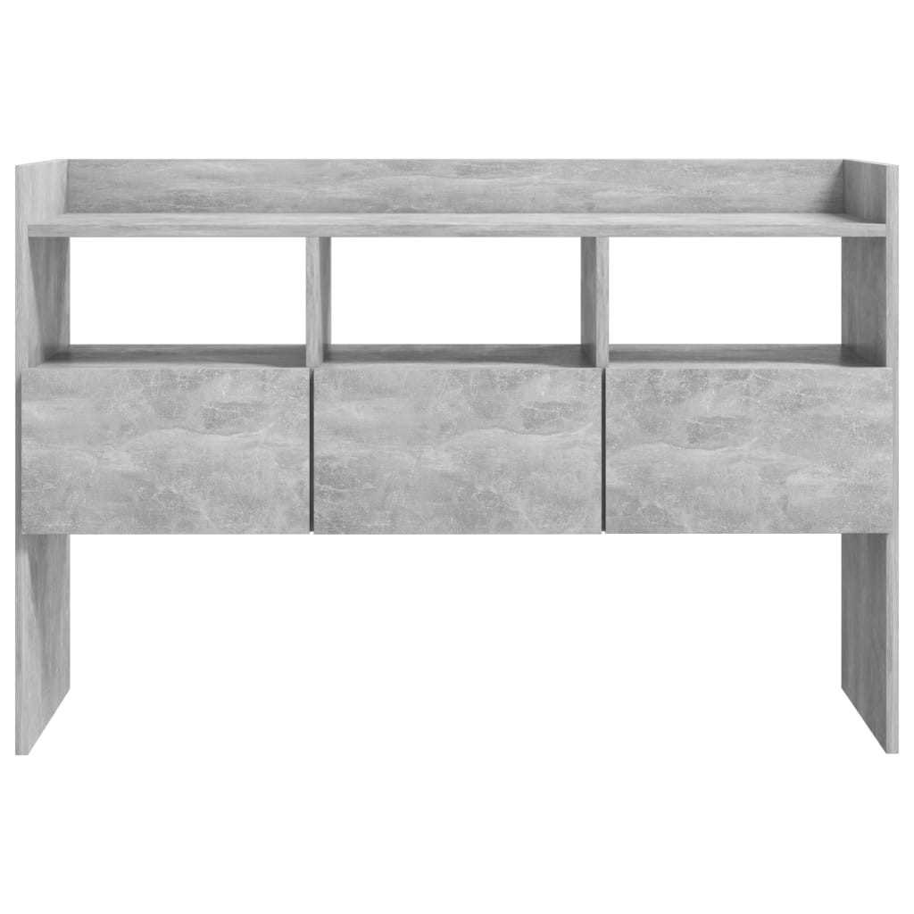 Sideboard Betongrau 105x30x70 cm Holzwerkstoff