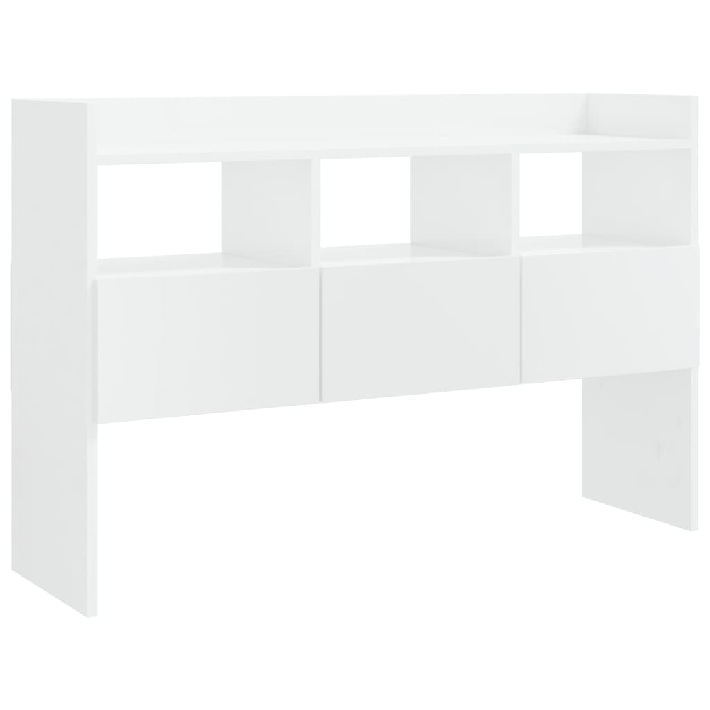 Sideboard Hochglanz-Weiß 105x30x70 cm Holzwerkstoff