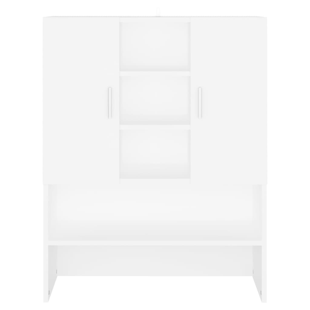 Waschmaschinenschrank Weiß 70,5x25,5x90 cm