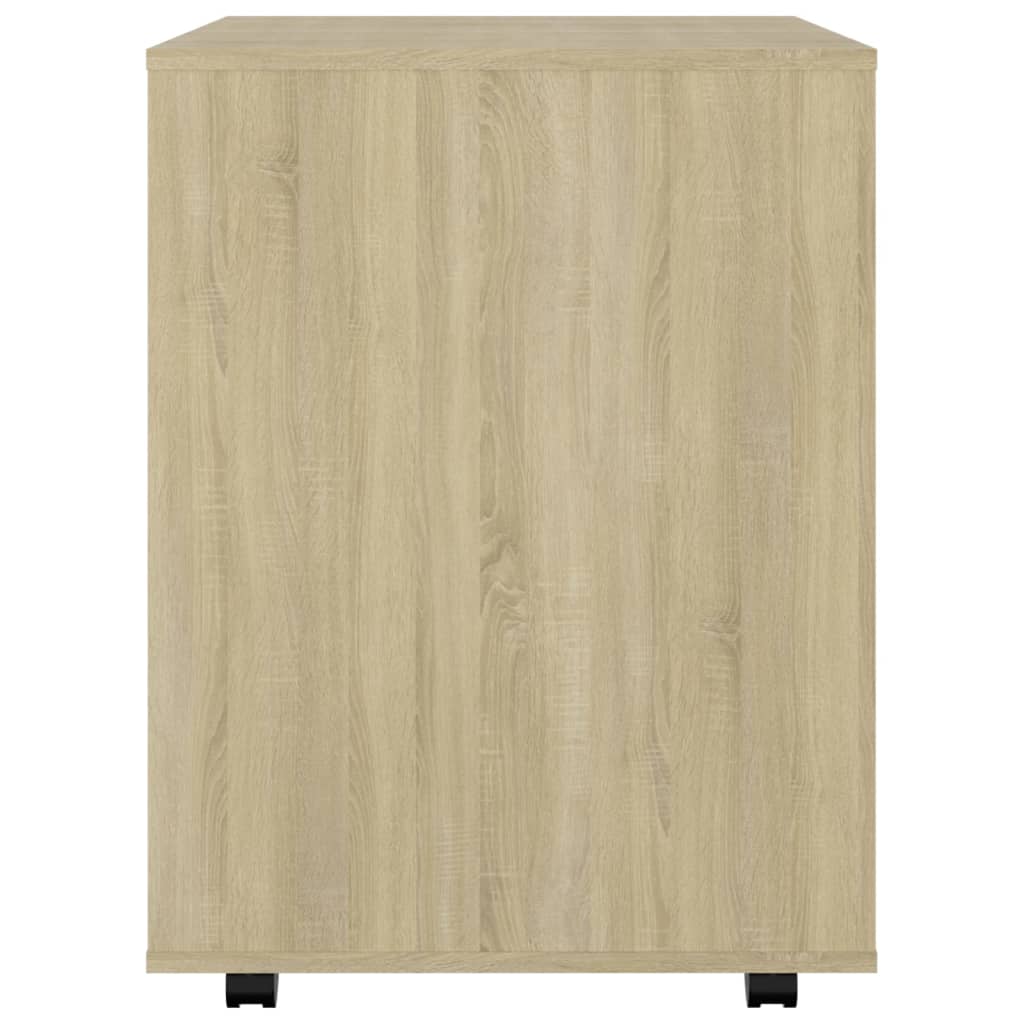 Rollschrank Sonoma-Eiche 60x53x72 cm Holzwerkstoff
