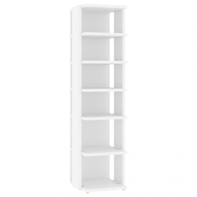 Schuhschrank Weiß 27,5x27x102 cm Holzwerkstoff