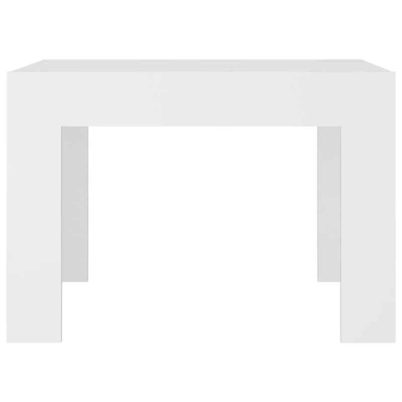 Couchtisch Weiß 50x50x35 cm Holzwerkstoff