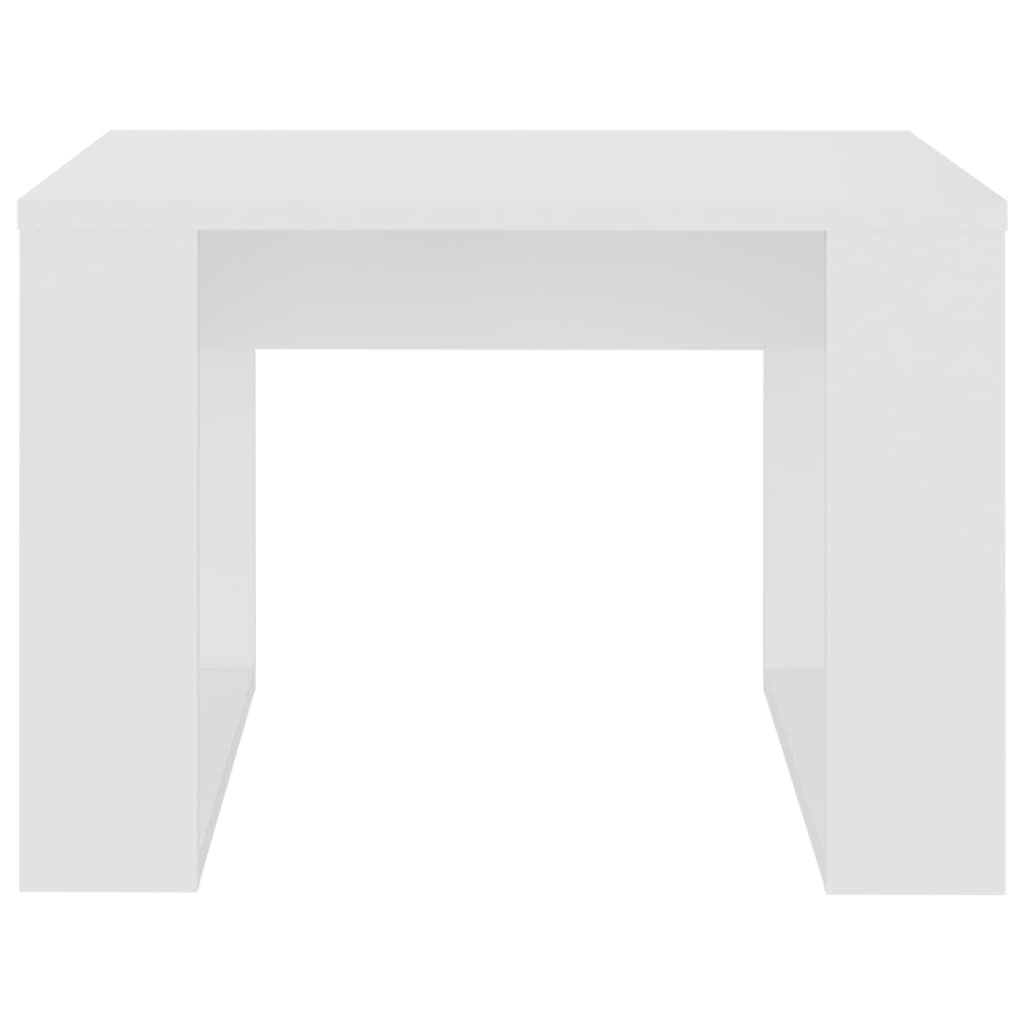 Beistelltisch Weiß 50x50x35 cm Holzwerkstoff