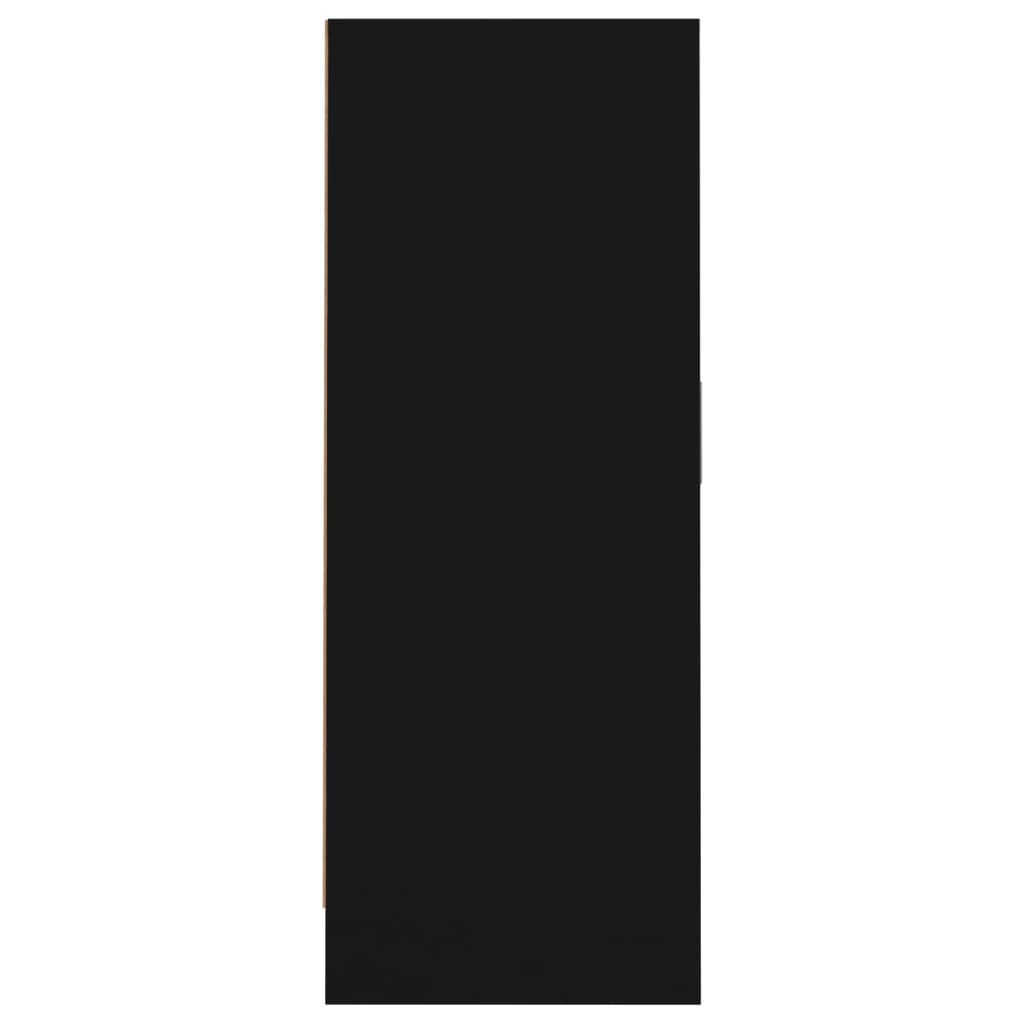 Schuhschrank Schwarz 60x35x92 cm Holzwerkstoff