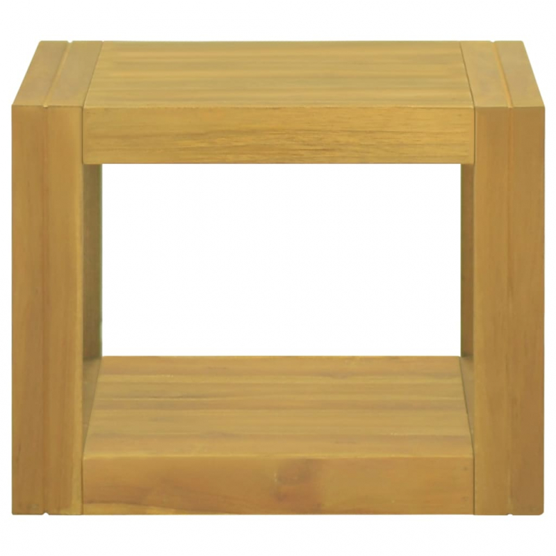 Wand-Badregal 45x45x35 cm Massivholz Teak