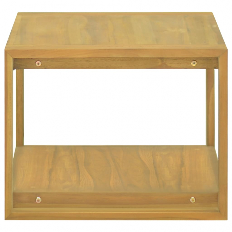 Wand-Badschrank 60x45x35 cm Massivholz Teak