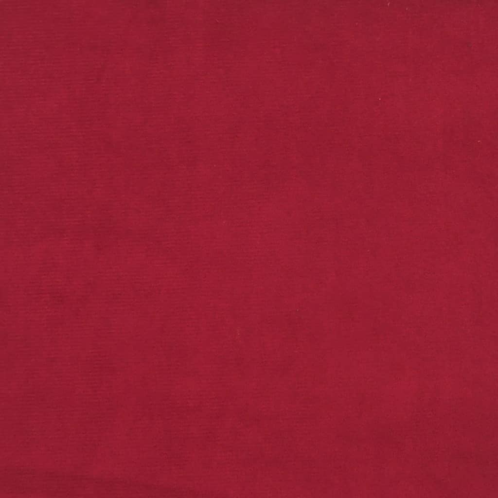 Esszimmerstühle 6 Stk. Weinrot Samt