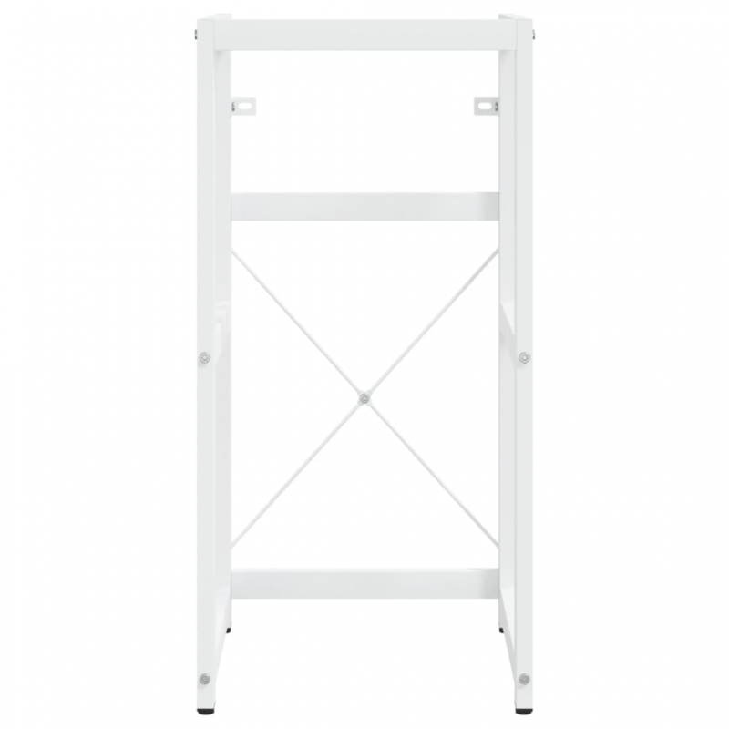 Badezimmer Waschtischgestell Weiß 40x38x83 cm Eisen