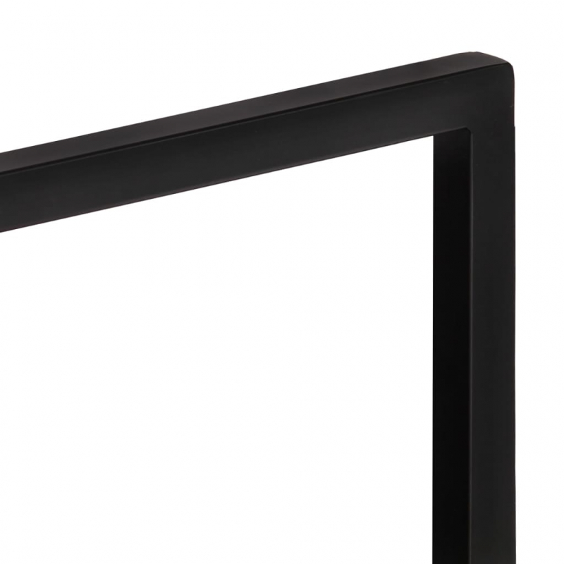 Wandregale 2 Stk. 60x25x35 cm Massivholz Akazie und Stahl