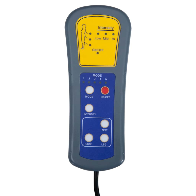 Massagesessel Braun Stoff