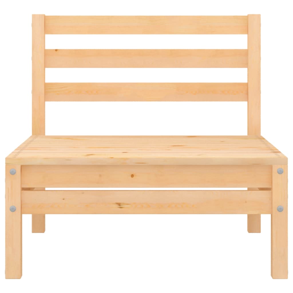 2-Sitzer-Gartensofa Kiefer Massivholz