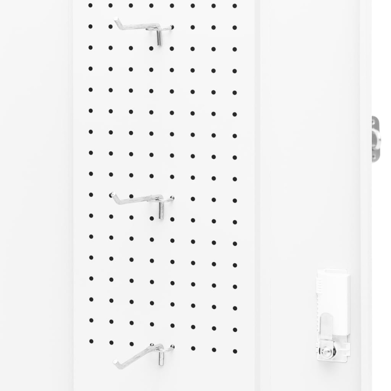 Sattelschrank Weiß 53x53x105 cm Stahl