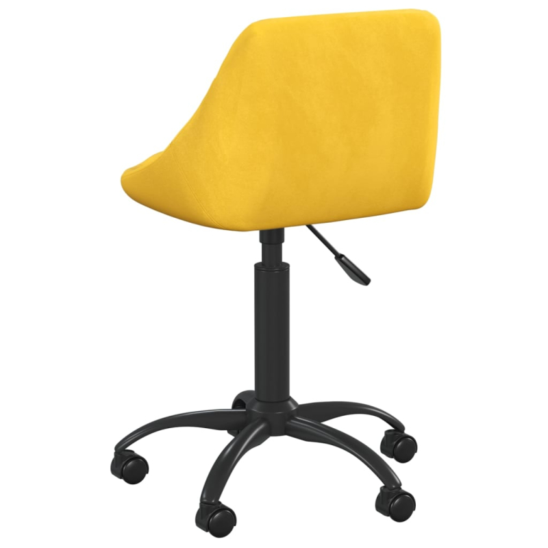 Bürostuhl Senfgelb Samt