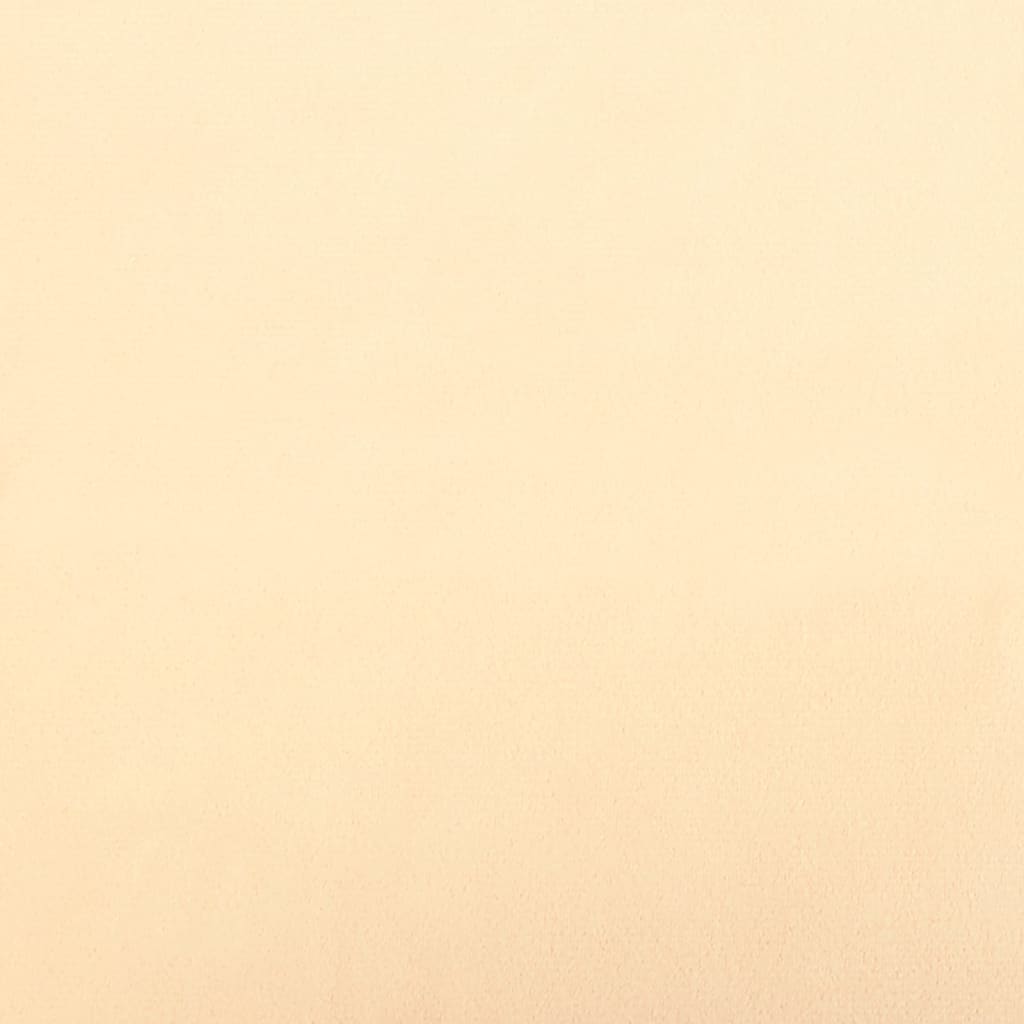 Runder Hocker Aprikose Samt