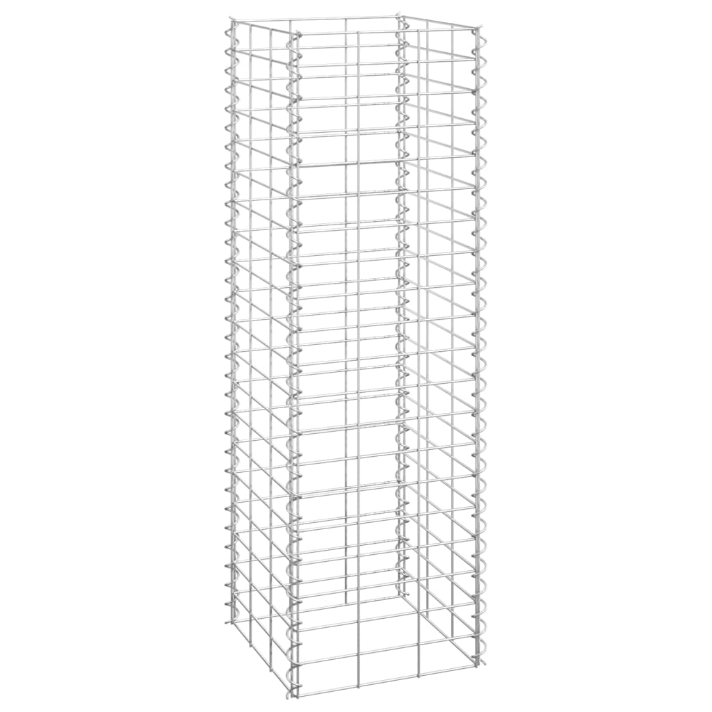 Gabionen-Hochbeete 3 Stk. 30x30x100 cm Eisen