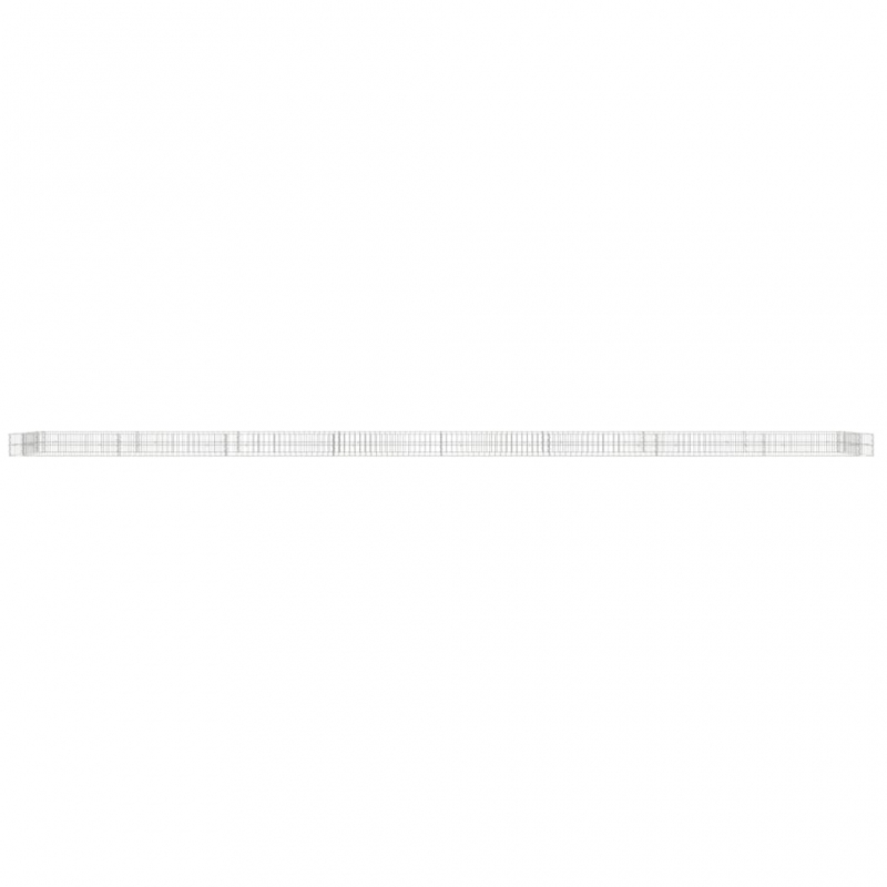 Gabionen-Hochbeet Verzinkter Stahl 800x100x20 cm