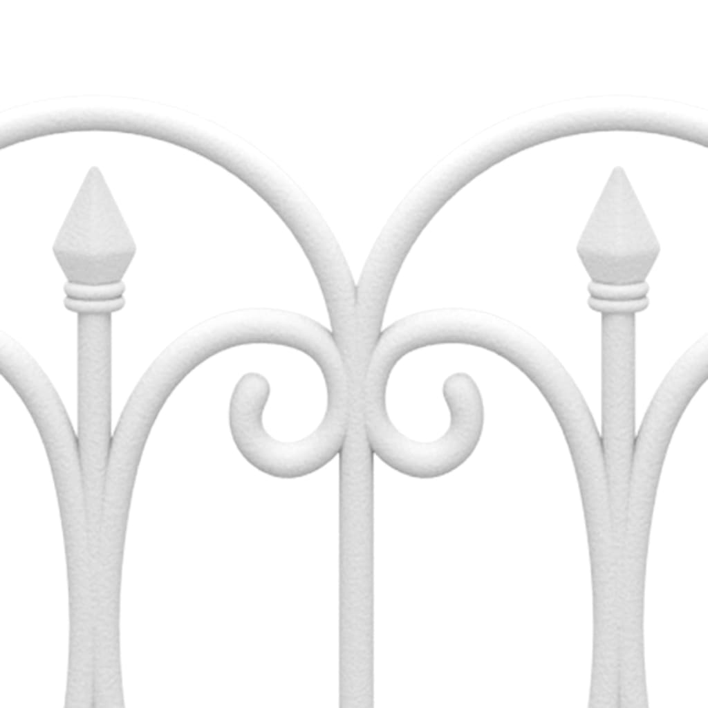 Rasenkanten 17 Stk. Weiß 10 m PP