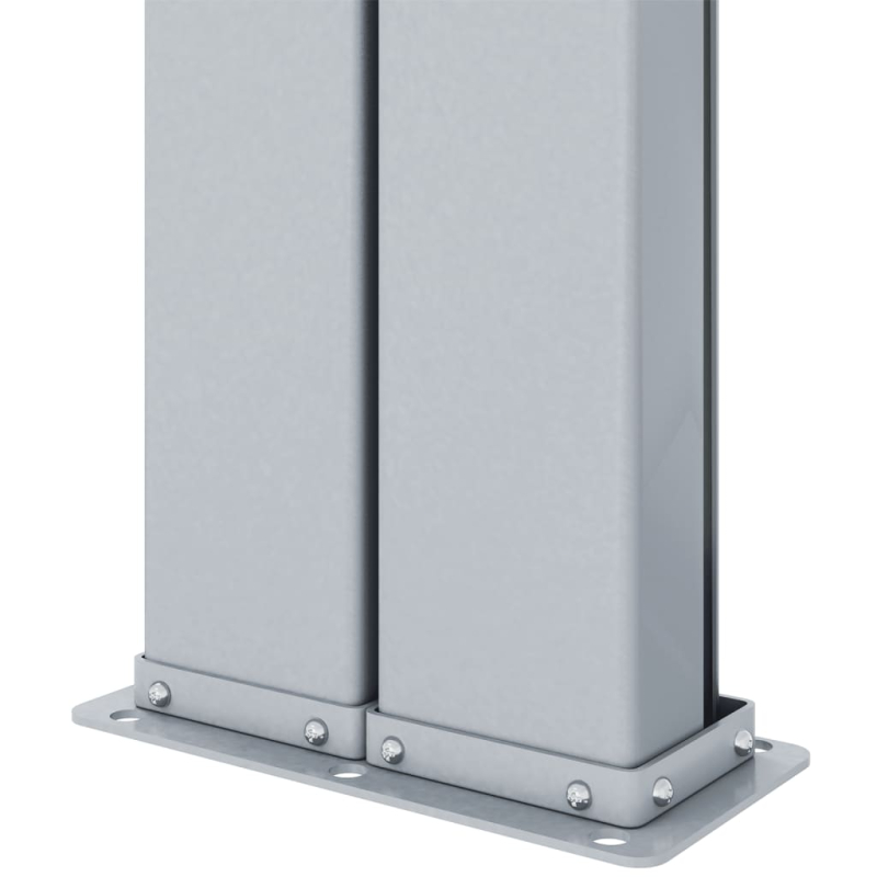 Seitenmarkise Ausziehbar Schwarz 200x1000 cm