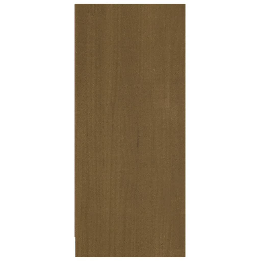 Sideboard Honigbraun 70x33x76 cm Massivholz Kiefer