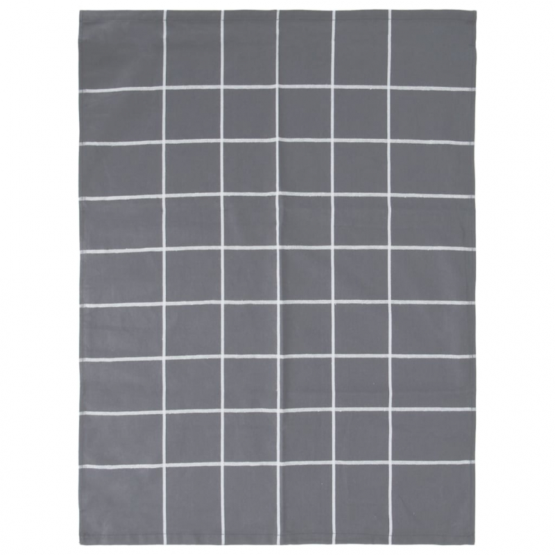 12-tlg. Handtuch-Set Grau Baumwolle