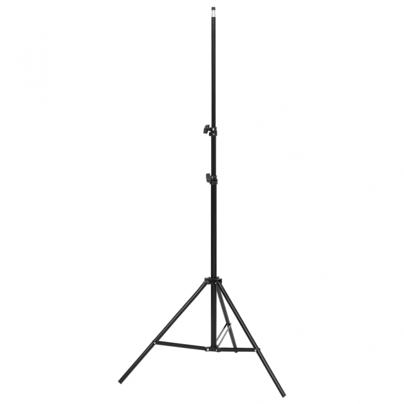 Fotostudio-Set mit Beleuchtung, Hintergrund und Reflektor