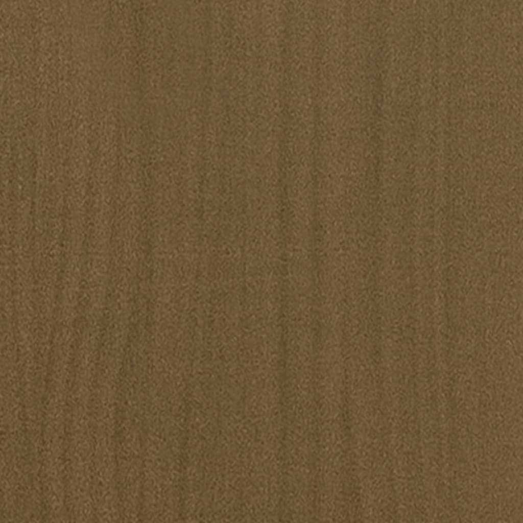 Pflanzkübel Honigbraun 40x40x70 cm Massivholz Kiefer