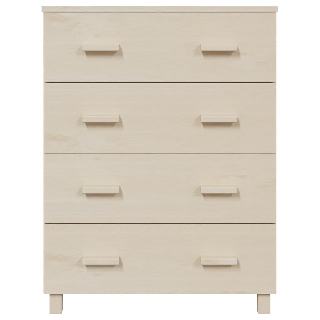 Sideboard HAMAR Honigbraun 79x40x103,5 cm Massivholz Kiefer