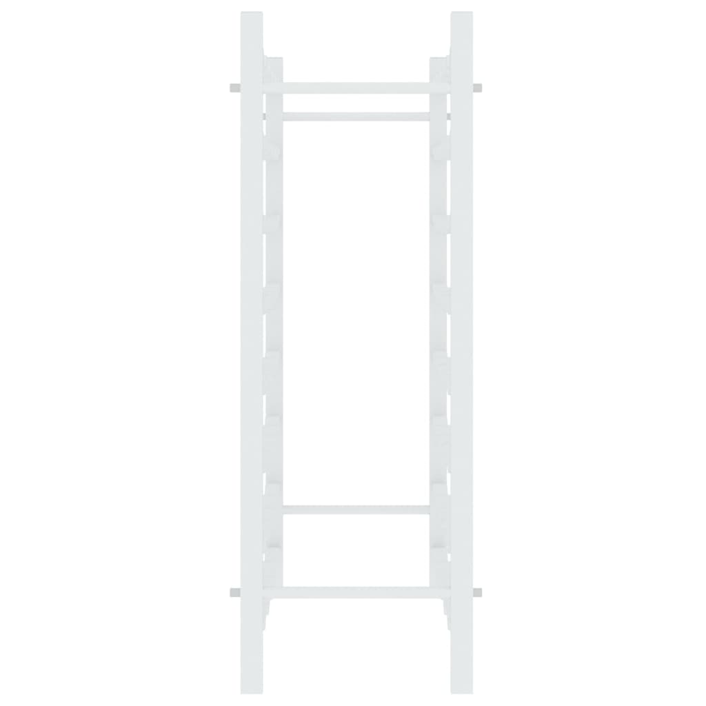 Weinregal für 48 Flaschen Weiß Metall