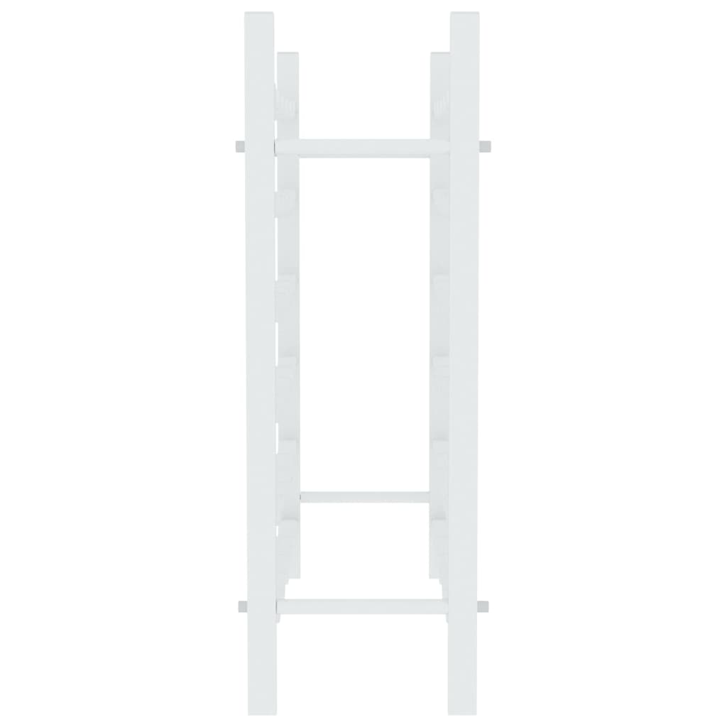 Weinregal für 36 Flaschen Weiß Metall