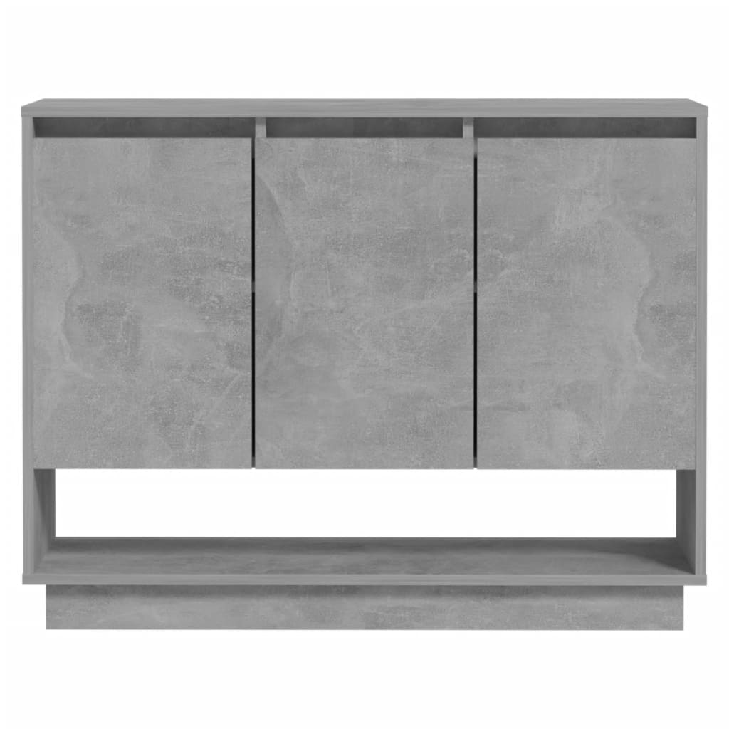 Sideboard Betongrau 97x31x75 cm Holzwerkstoff