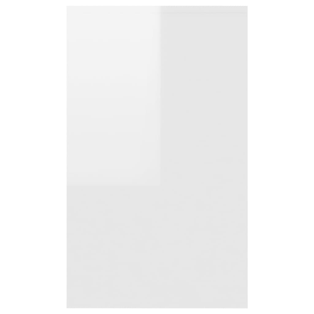 Sideboard 3 Schubladen Hochglanz-Weiß 120x41x75cm Holzwerkstoff