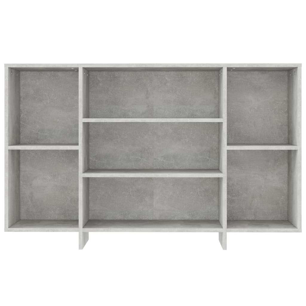 Sideboard Betongrau 120x30x75 cm Holzwerkstoff