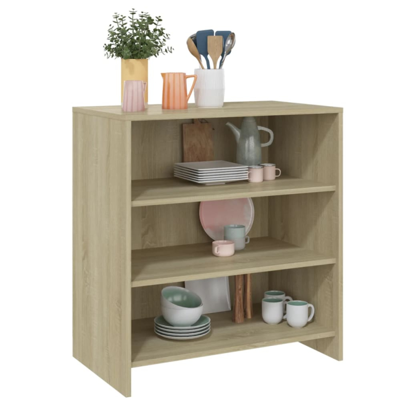 Sideboard Sonoma-Eiche 70x40,5x75 cm Holzwerkstoff