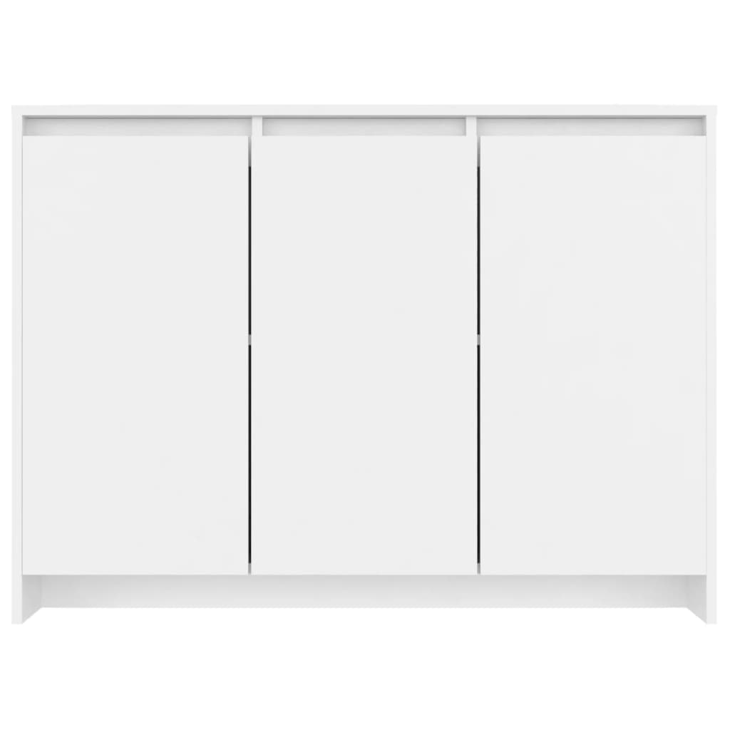 Sideboard Weiß 102x33x75 cm Holzwerkstoff