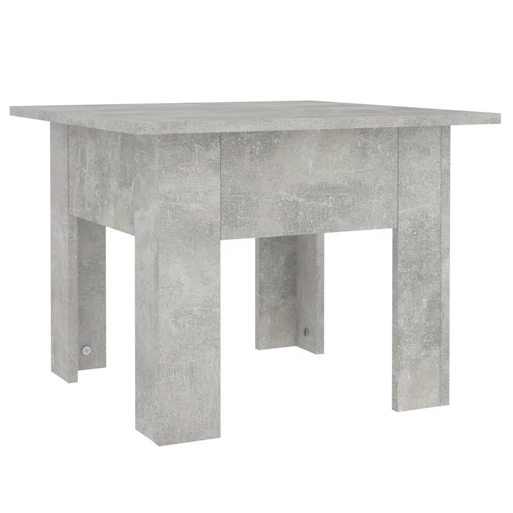 Couchtisch Betongrau 55x55x42 cm Holzwerkstoff
