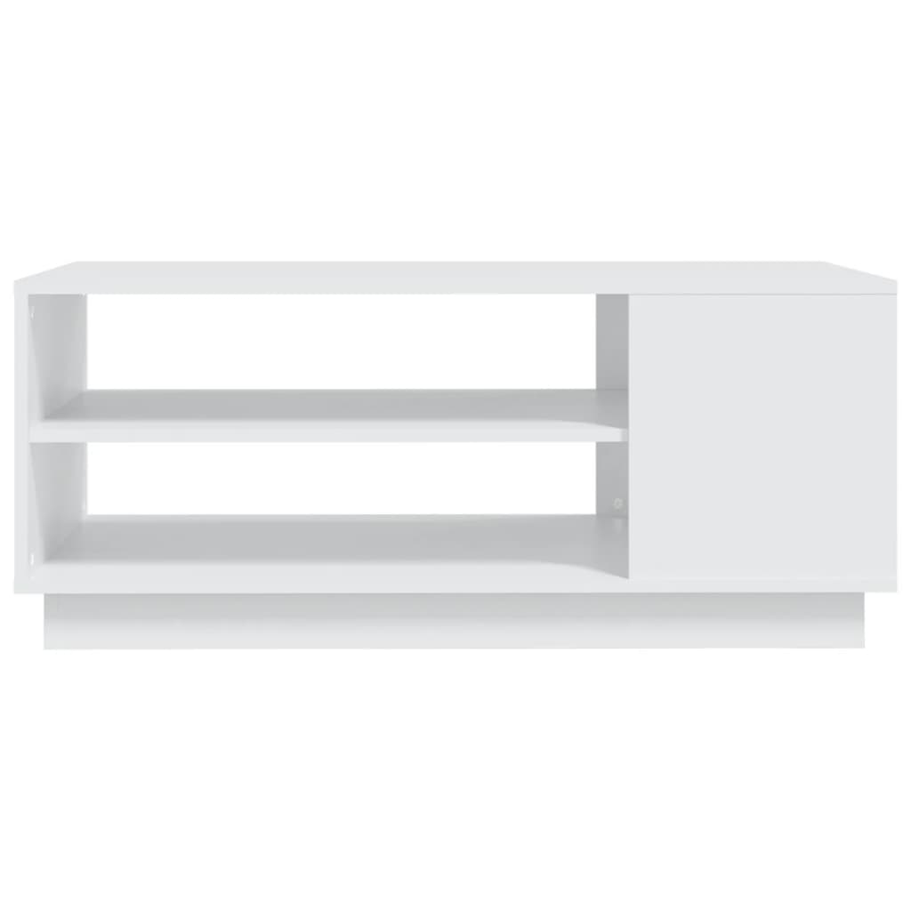 Couchtisch Weiß 102x55x43 cm Holzwerkstoff