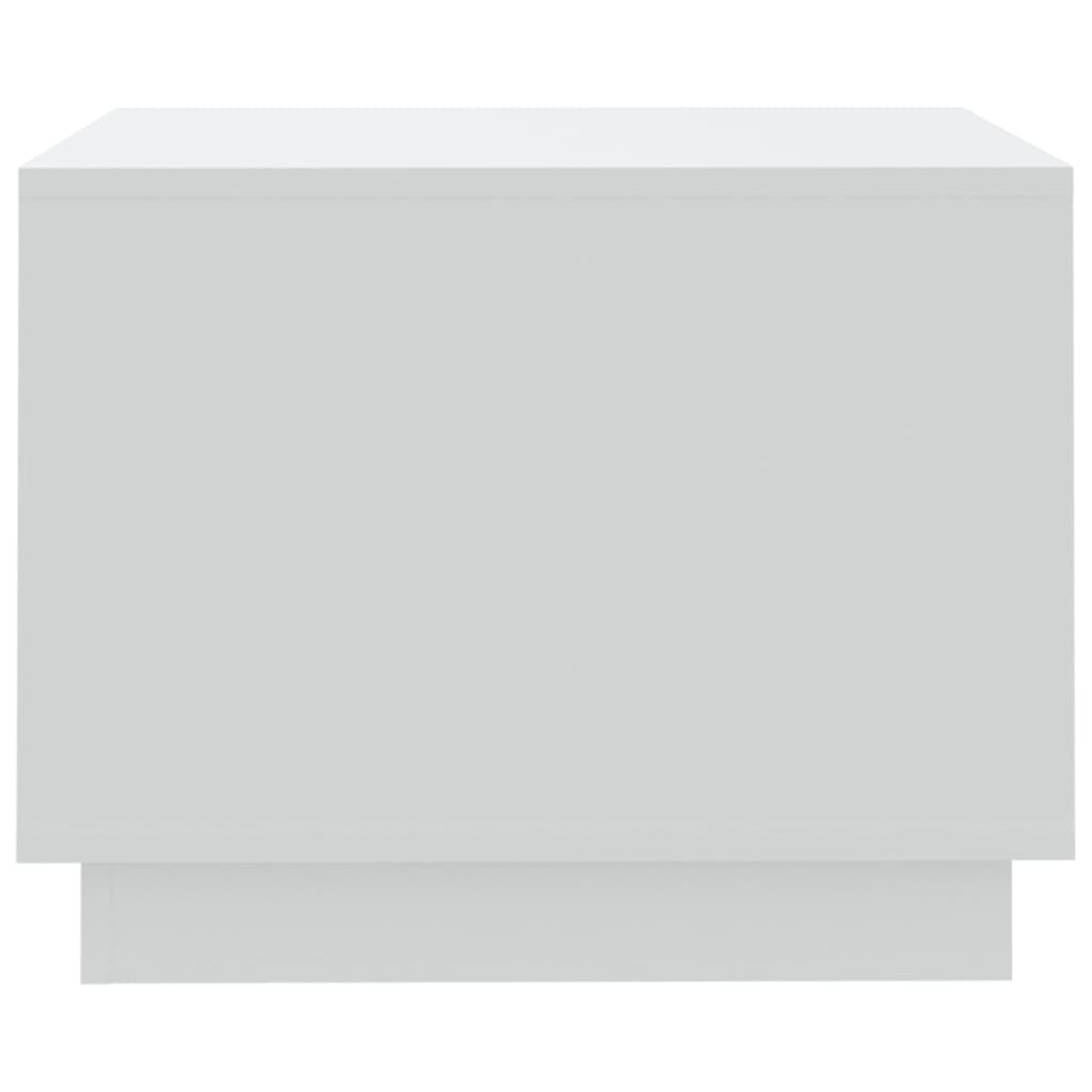 Couchtisch Weiß 55x55x43 cm Holzwerkstoff