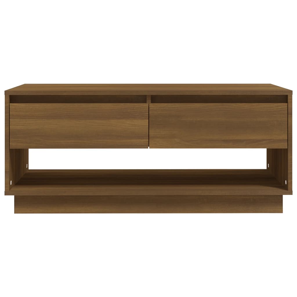 Couchtisch Braun Eichen-Optik 102,5x55x44 cm Holzwerkstoff