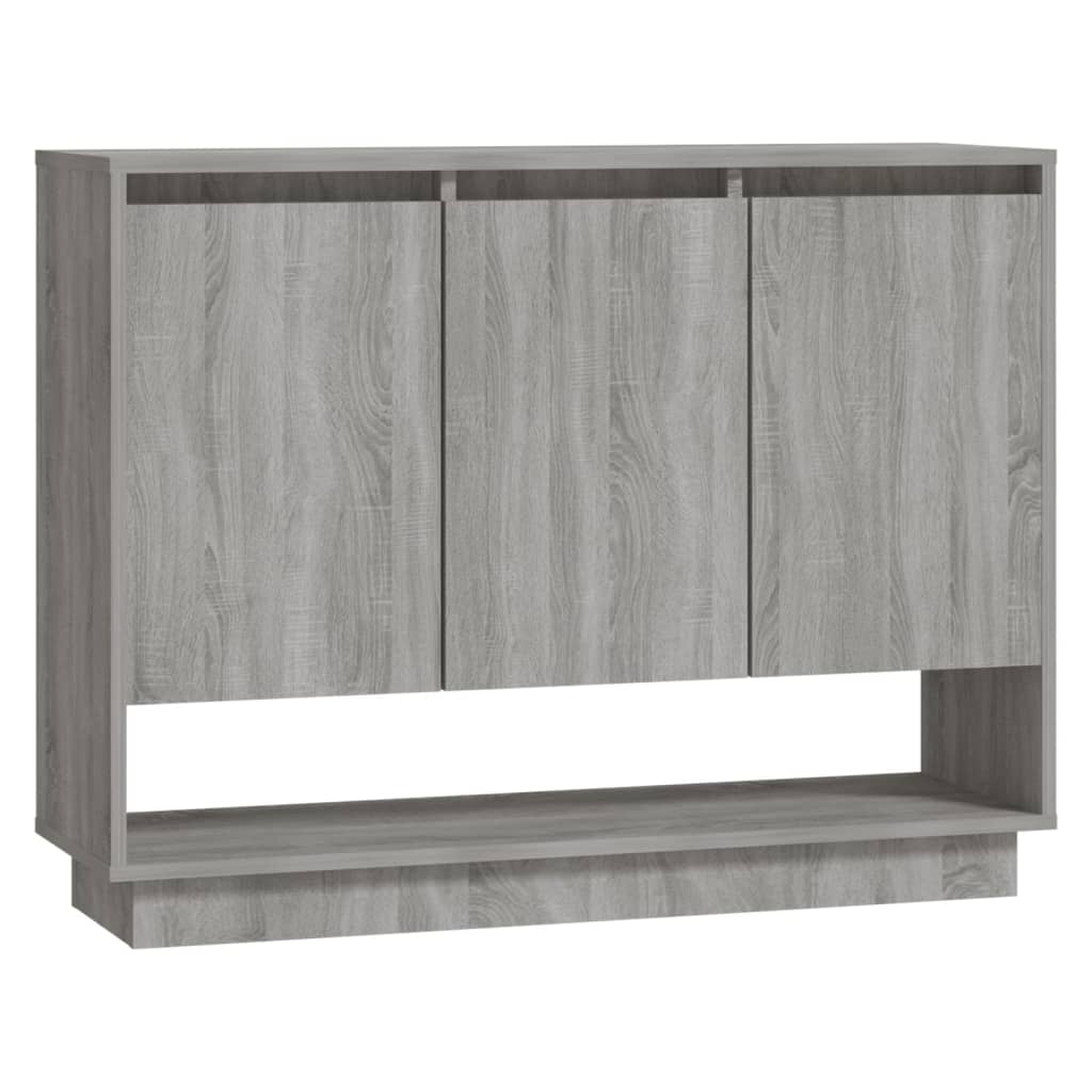 Sideboard Grau Sonoma 97x31x75 cm Holzwerkstoff