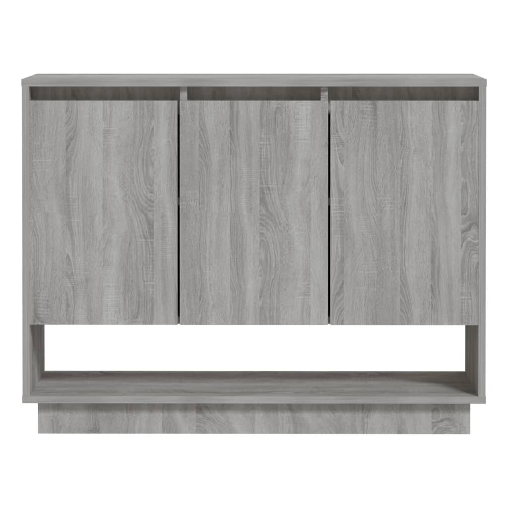 Sideboard Grau Sonoma 97x31x75 cm Holzwerkstoff