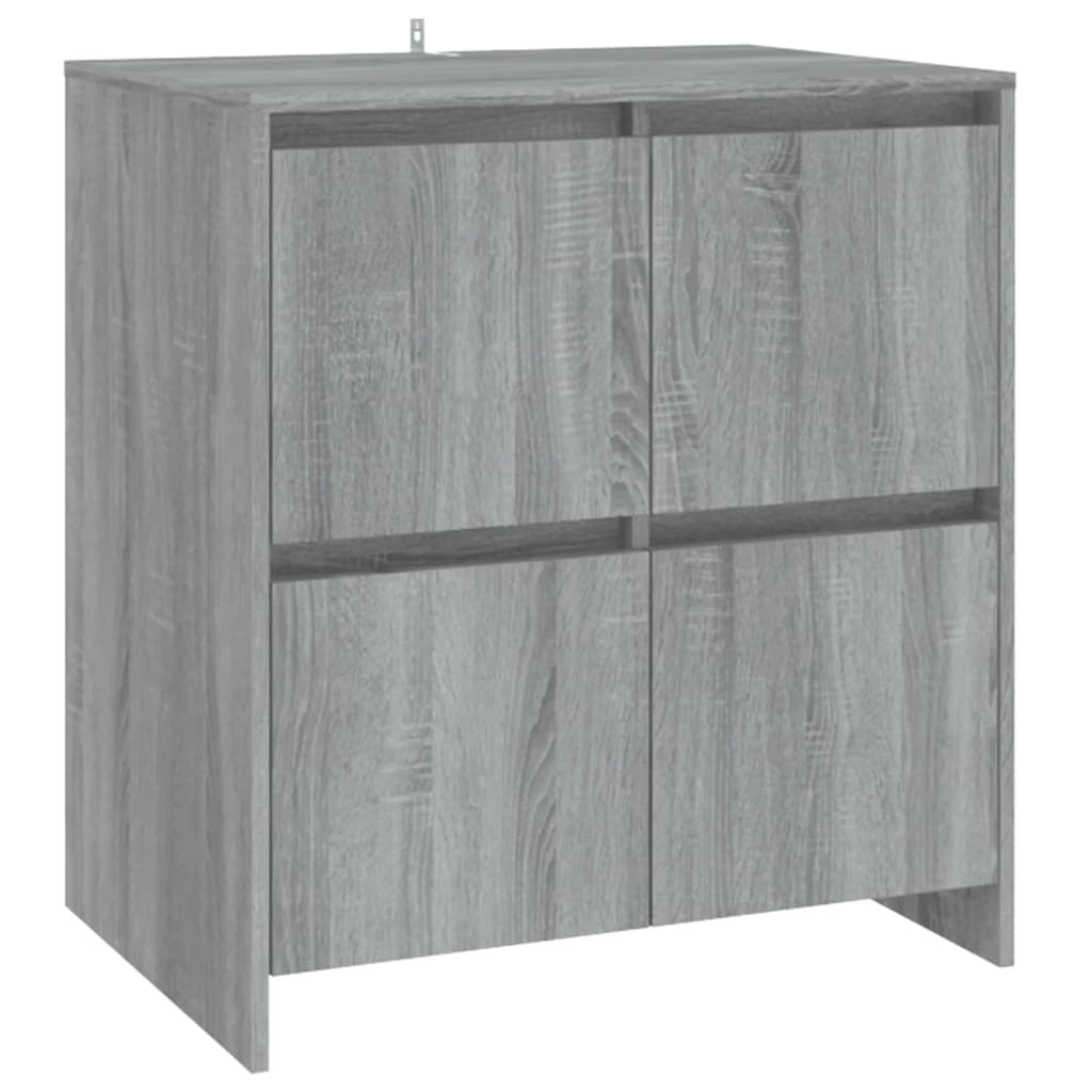 Sideboard Grau Sonoma 70x41x75 cm Holzwerkstoff