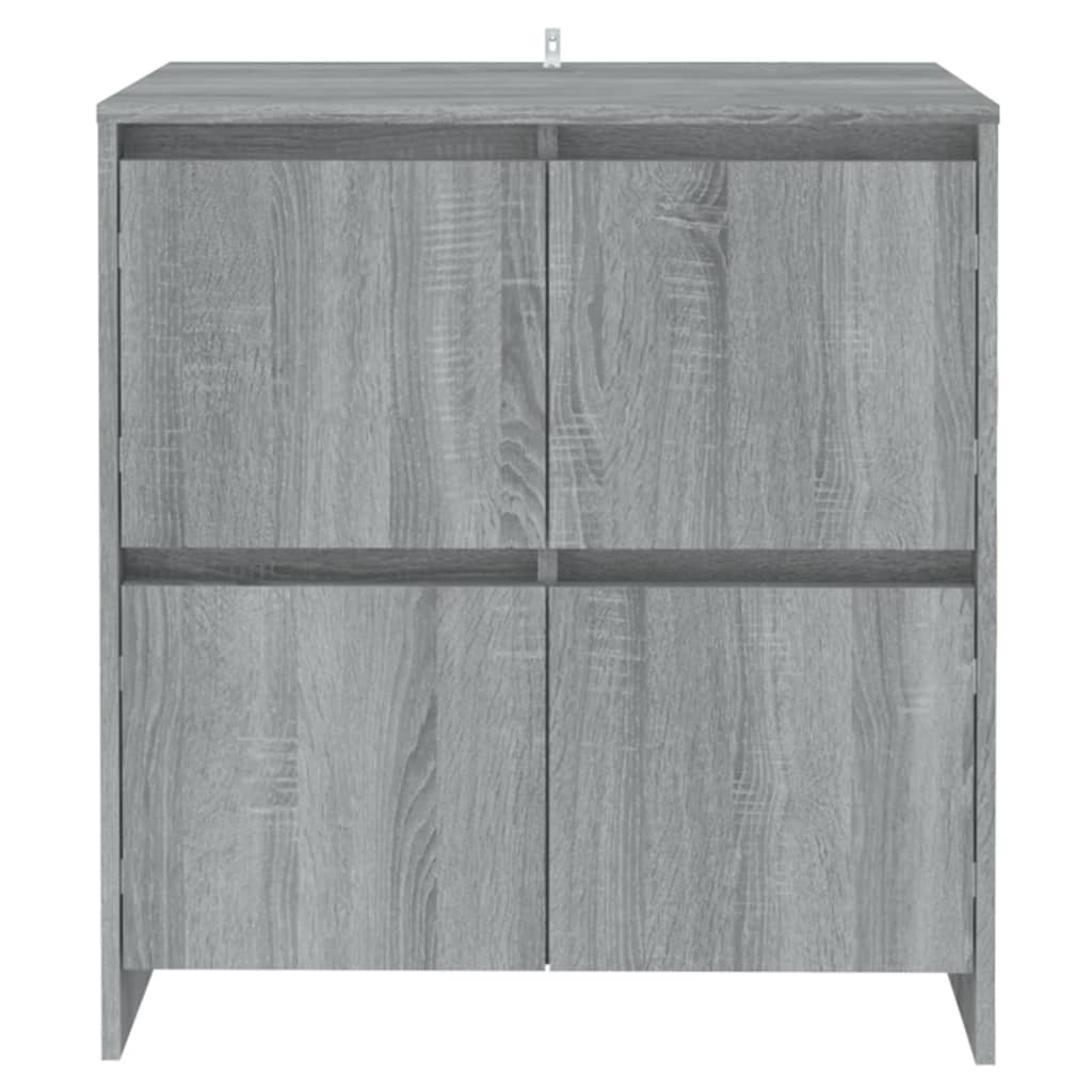 Sideboard Grau Sonoma 70x41x75 cm Holzwerkstoff