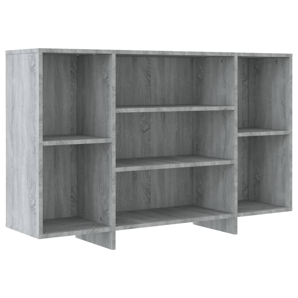 Sideboard Grau Sonoma 120x30x75 cm Holzwerkstoff