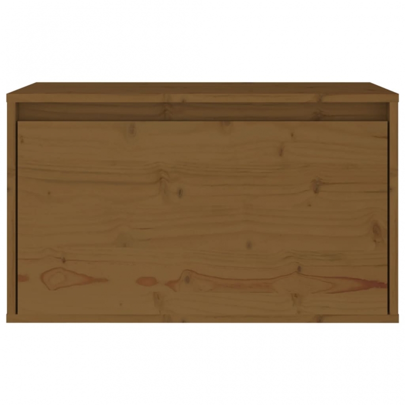 Wandschrank Honigbraun 60x30x35 cm Massivholz Kiefer