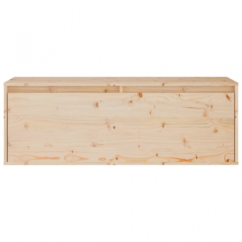 Wandschrank 100x30x35 cm Massivholz Kiefer