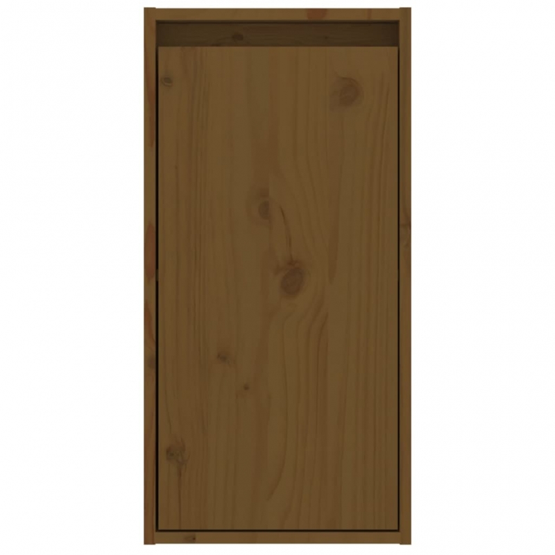 Wandschrank Honigbraun 30x30x60 cm Massivholz Kiefer
